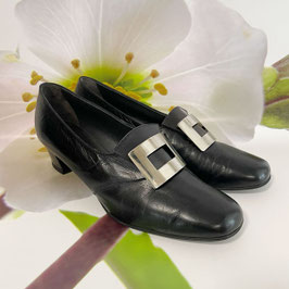 Trachtenschuhe schwarz Gr. 40 mit Schnalle JLCO Switzerland