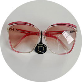 Sonnenbrille rosa RAFFAELLO Italy Gläser mit Verlauf VINTAGE 1980s