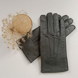 Handschuhe Leder Herren Gr. 8/8.5 grau pigskin VINTAGE 1950s