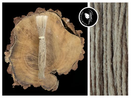25 Dreadlock Extensions - Aschblond 25-30cm ⌀ 4-6mm