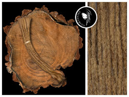 25 Dreadlock Extensions - Hellbraun 35-40cm - ⌀  5-7mm