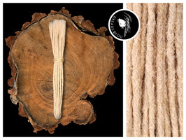25 Dreadlock Extensions - Lichtblond 20-25cm - ⌀ 4-6mm