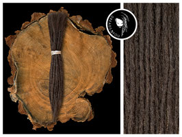 25 Dreadlock Extensions - Braun - 25-30cm - ⌀ 4-6mm