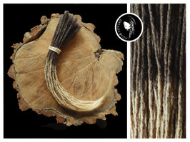 Dreadlock Extensions - Länge 45-50cm - Ombre 6 (braun zu blond)