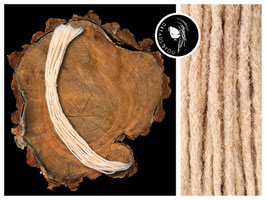 Dreadlock Extensions - Lichtblond- Länge - 45-50cm - ⌀ 5-7mm