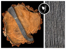 25 Dreadlock Extensions - Dunkelgrau -35-40cm ⌀ 4-6mm
