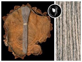 25 Dreadlock Extensions - Hellgrau - 25-30cm - ⌀ 4-6mm