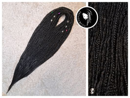 Set Dreads-Braids - 20 Stück - Schwarz