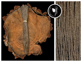 Single Ended Dreadlock Extensions zum Einflechten- Braun 30-35cm ⌀ 4-6mm