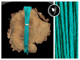 Dreadlock Extensions - Türkis 35-40cm