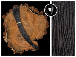 25 Dreadlock Extensions - Schwarz -35-40cm ⌀ 4-6mm