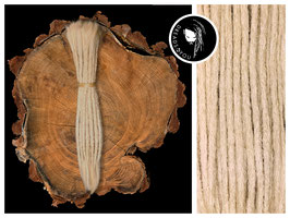 25 Dreadlock Extensions -Lichtblond - Länge 25-30cm - ⌀ 5-7mm