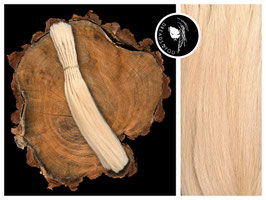 25 Dreadlock Extensions - Lichtblond - Remy - Lange offene Spitze - 35-40cm - ⌀ 4-6mm