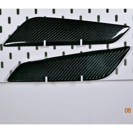 100% Echt Carbon Karbon Seiten Flaps Blende Luftführung Seitenwand für BMW G30 G31