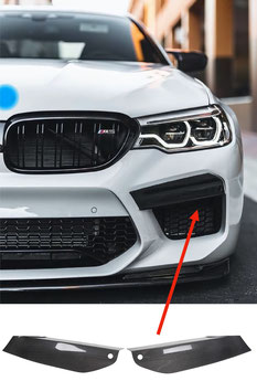 100% echt Carbon Voll Karbon Front Cover Blenden Performance Spoiler passt BMW M5 F90