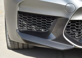 Satz 100% echt Carbon Voll Karbon Front Gross Performance Blenden Spoiler für BMW M5 F90