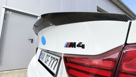 Echt Carbon voll Karbon Heckspoiler Spoiler Performance Abrisskante Lippe für BMW F82 M4