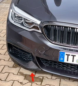 100% Echt CARBON Flaps Performance Frontlippe passend für BMW Frontaufsatz links & rechts 5er G30 G31