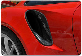 Dry Carbon Frontstoßstangen Lufteinlass Öffnungen für Porsche 911 991 Turbo und Turbo S