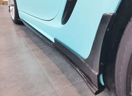 Seitenschweller Schweller Seitenlippe Sport für Porsche 718 982 Cayman Boxster Echt Carbon GFK