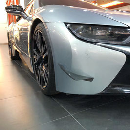100% Echt Carbon Front Flaps Aero Flick Canards Splitter Spoiler für BMW i8