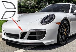 Echt dry Carbon Performance Lufteinlass Frontstoßstangen Lüftungsblenden Satz Leichtbau für Porsche 911 991 Carrera GTS 4S S Targa 4 4S