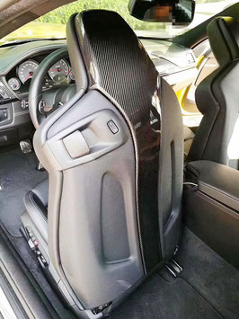 100% Voll Carbon Blenden Sitz Blenden Sitzabdeckung Cover Sitze für BMW M3 F80 M4 F82 F83 M2 F87 Competition
