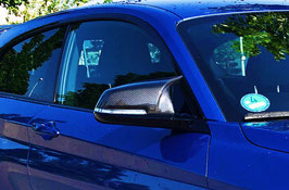 Voll Carbon echt Carbon Spiegelkappen Performance Sport mirror Cover Ersatz Für BMW M135i M140i M235i M240i M2 F87 330 335 340 435 440 i3