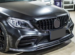 Carbon Frontlippe Frontspoiler Satz für Mercedes Benz C Klasse W205 C205 A205 S205 Baujahr ab 2018