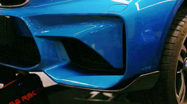 Carbon Front Flaps Splitter Spoiler Skirts Lippe Aufsatz Carbon für BMW M2 F87