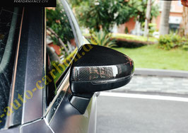 Für Audi A3 S3 RS3 8V Carbon Karbon Spiegelkappen Aussenspiegel mirror caps Abdeckungen Außenspiegel Cover