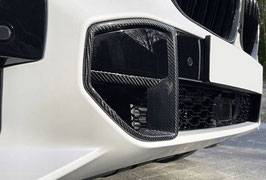 Front Aufsatz Flaps Lufteinlass für BMW G05 X5 mit M Paket 100% Echt Carbon