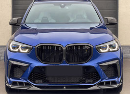 100% Echt dry Carbon Frontaufsatz Frontlippe Lippe für BMW X5M F95