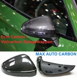 Für Audi A4 S4 RS4 B9 A5 S5 RS5 F5 100% Carbon Körper echt Carbon Spiegelkappen Gehäuse Satz