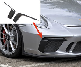 Dry Carbon Frontstoßstangen Lufteinlass Öffnungen für Porsche 911 GT3 und GT3 RS sowie Touring nur 991