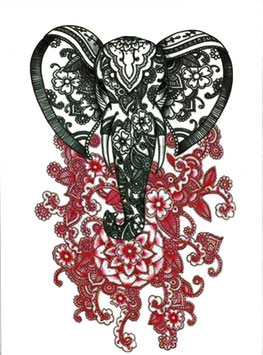 Henna Elefant