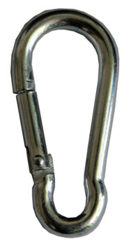 Mousquetons 4 mm x 4 cm