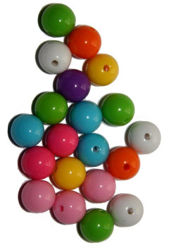 Perles acryliques 10 mm