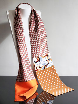 FOULARD  en soie "EXOTIC VANILLIA"