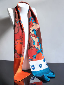 FOULARD  en soie "ODALISQUE"