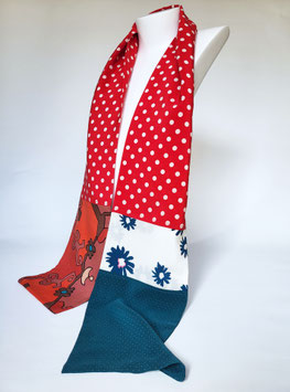 FOULARD  en soie "LADY BIRD"