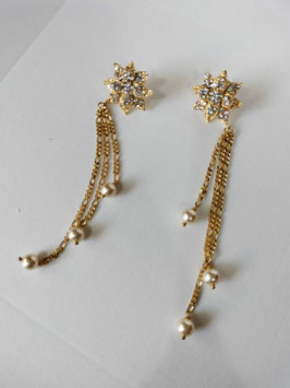 Pendientes flor estrella