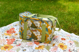 Schultertasche / Shopper / Korb / Tresi / Blumen