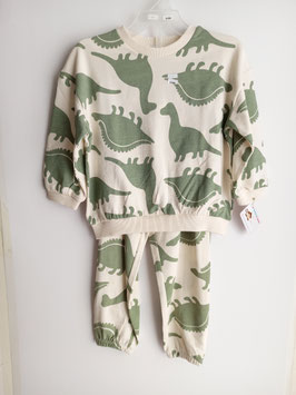 Modelo: 2309-30 Dinosaurios crema con verde