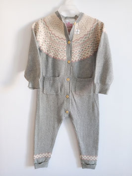 Modelo: 2309-28 Mameluco Gris con Rosa