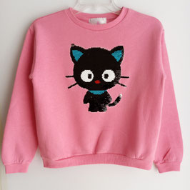 INT-240-210 Sudadera rosa gatito