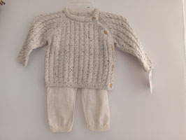 Modelo: 2309-37 conjunto crema crochet