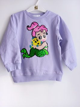 INT-240-224 Sudadera lila Sirenita