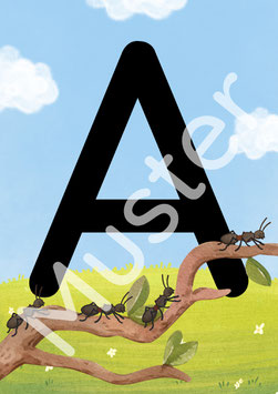 Tierisches Alphabet (einfache Ausführung)