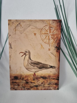 Kunstdruck ut´n Noorden Möwe